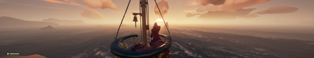 The crows nest in sea of thieves